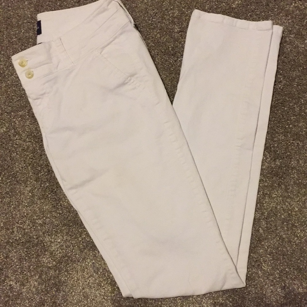AE White Skinny Jeans 4-LONG!